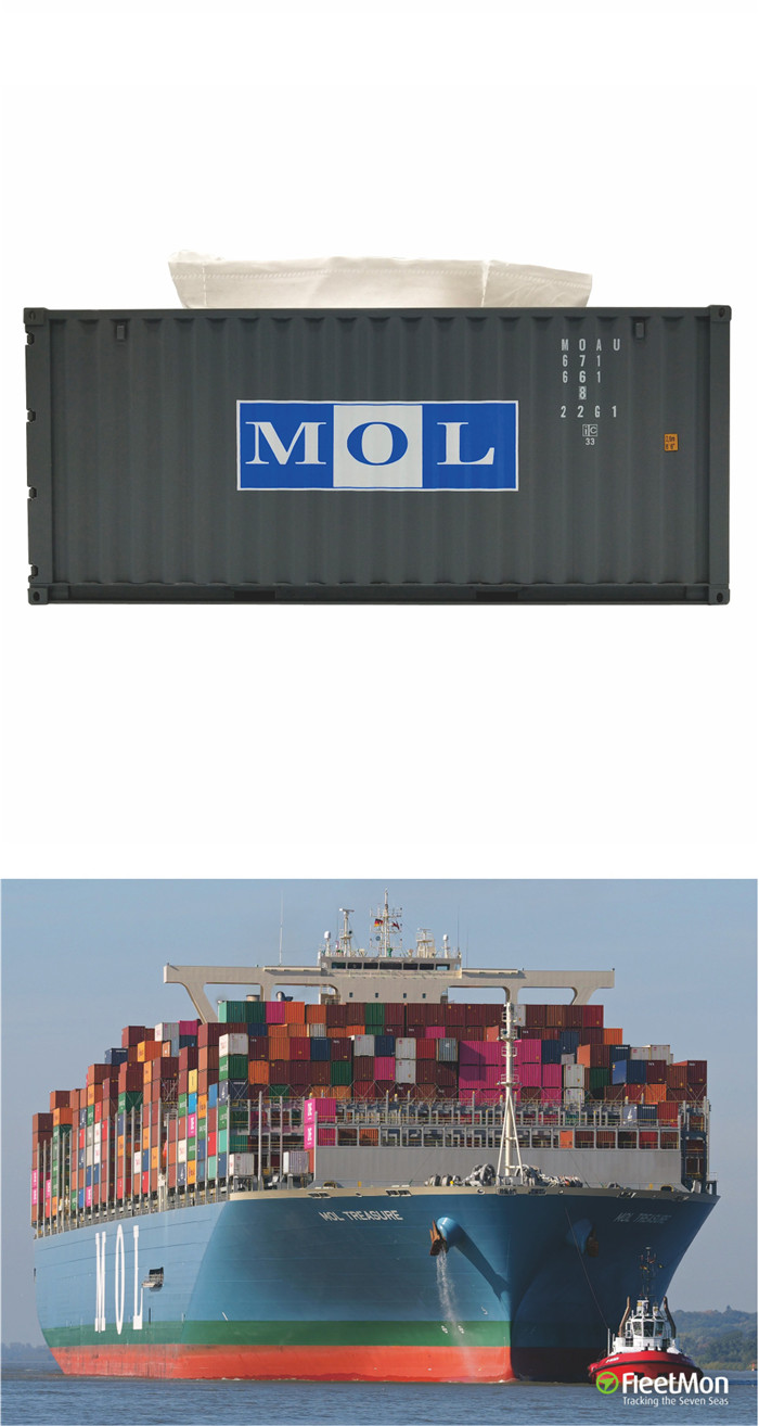mol方块集装箱纸巾盒模型 1:20货柜模型 礼品集装箱货柜模型logo定制