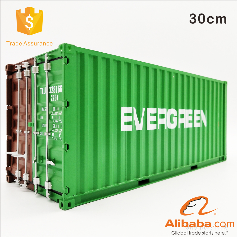 30cm 1:20 EVER GREEN shipping container scale model container model O.A ...